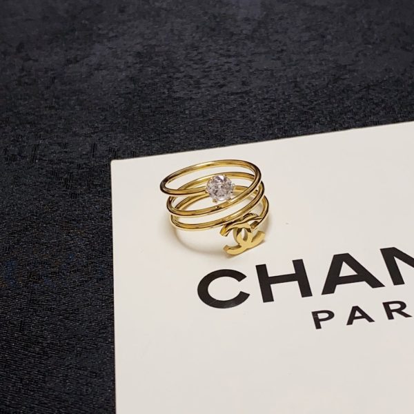 18K CC Vintage Pearl Ring - 图片 7