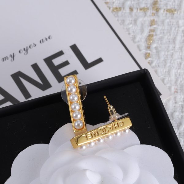 18K CC Pearls Earrings - 图片 6