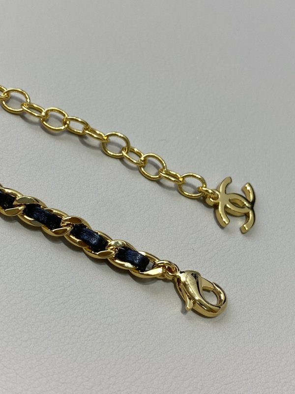 18K CC Pearl Chain Necklace - 图片 6