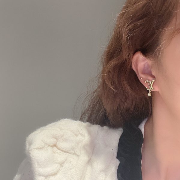 18K Louis Diamond Earrings - 图片 9