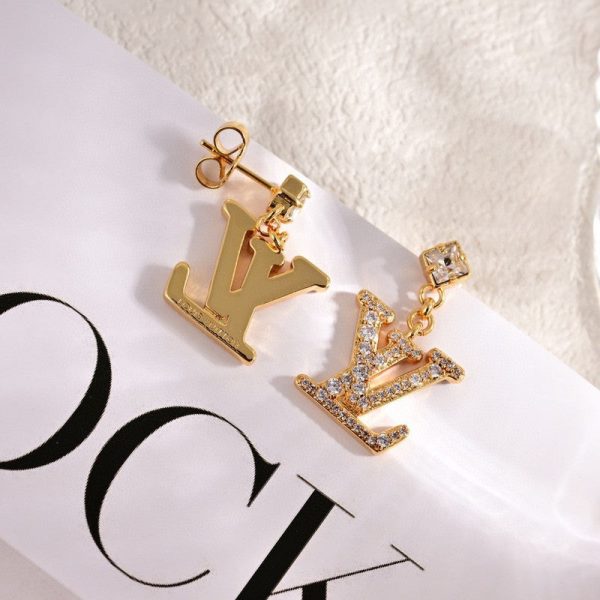18K Louis Lady Earrings - 图片 3