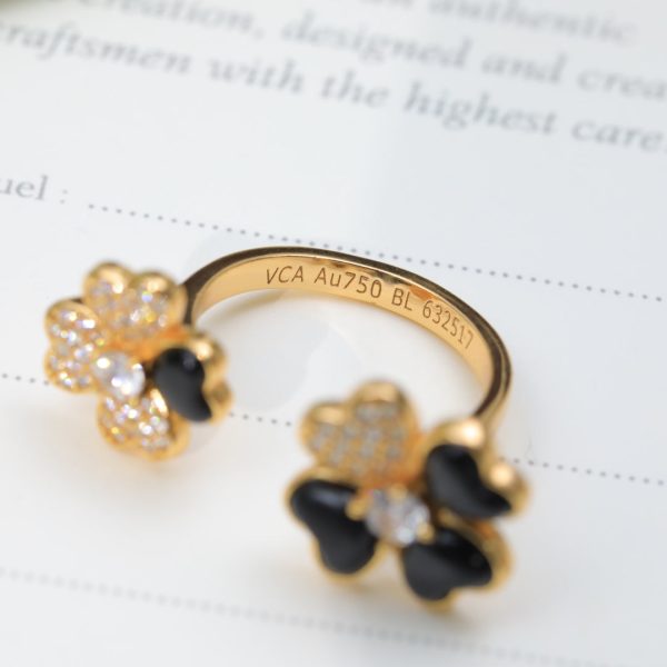 18K Cosmos Between the Finger Diamond Ring - 图片 9