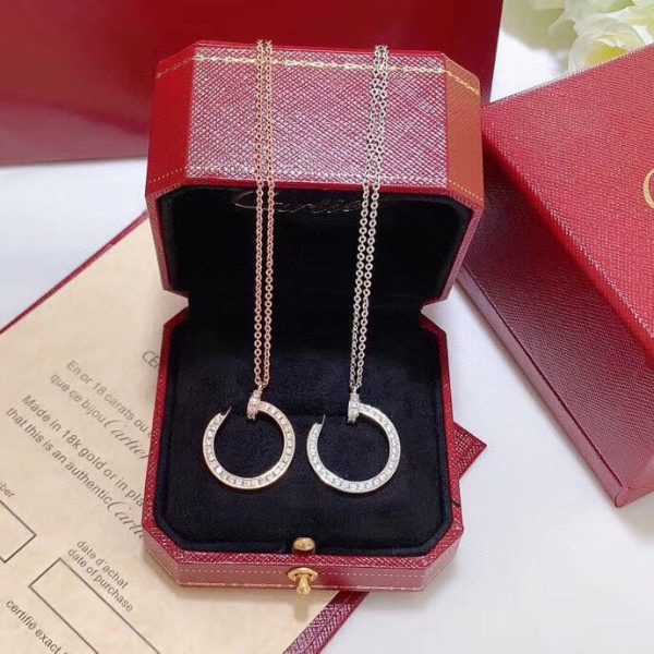 18K Juste Un Clou Diamonds Necklace - 图片 8