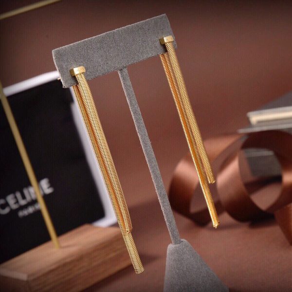 18K Triomphe Tassel Earrings - 图片 7
