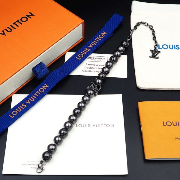 18K Louis Monogram Pearls Bracelet - 图片 6