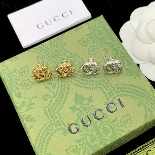 18K Double G Earrings - 图片 6