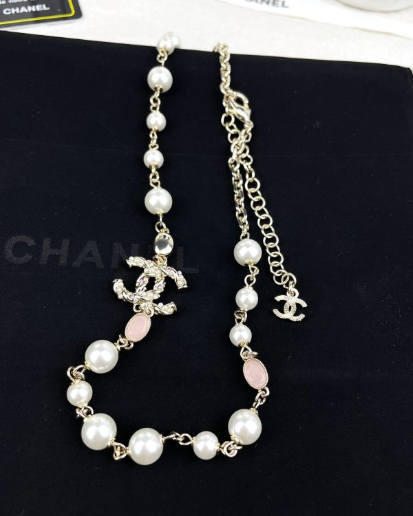 18K CC Pearls Necklace - 图片 6