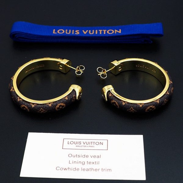 18K Louis Signature Earrings - 图片 8