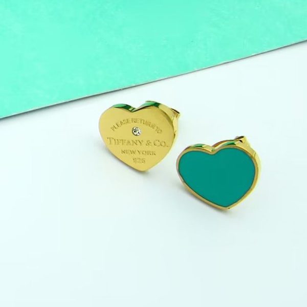 18K Return to Tiffany Blue Heart Earrings - 图片 4