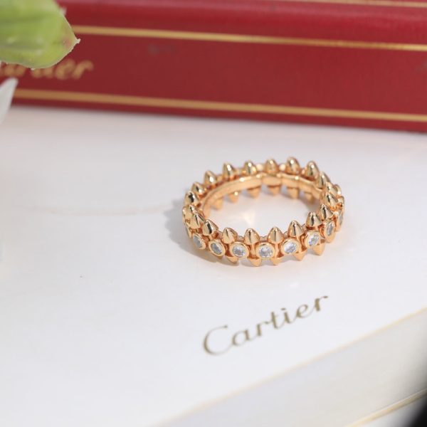 18K Clash De Diamond Ring - 图片 5