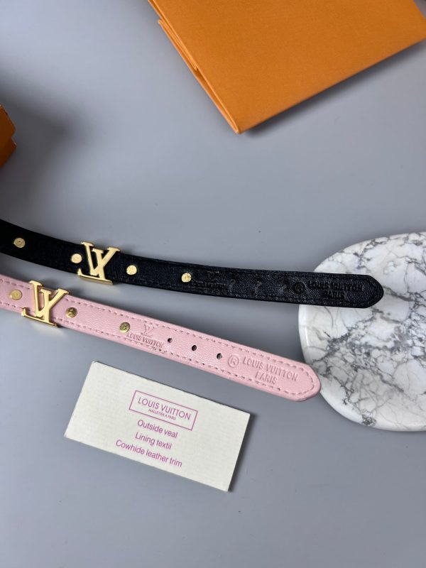 18K Louis Leather Bracelet - 图片 6