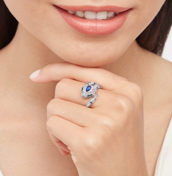 18K BV Serpenti Ring - Image 6