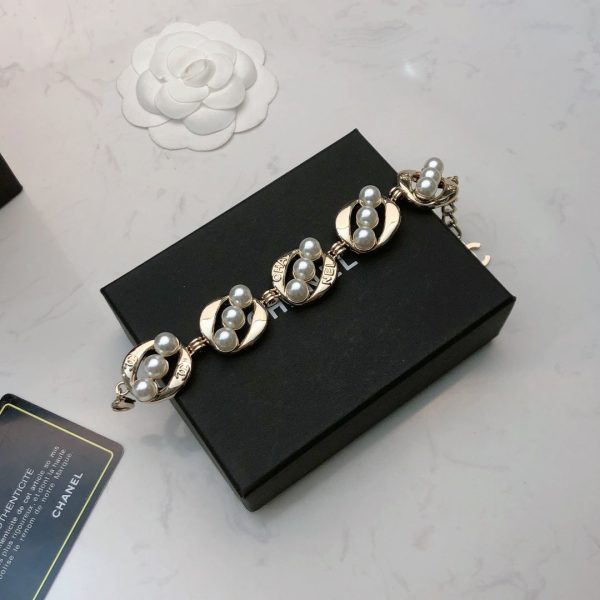 18K CC Pearl Bracelet - 图片 5