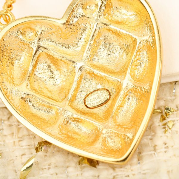 18K CC Coco Crush Heart Pendant Earrings - 图片 3