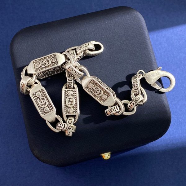 18K Double G Chain Bracelet - 图片 6