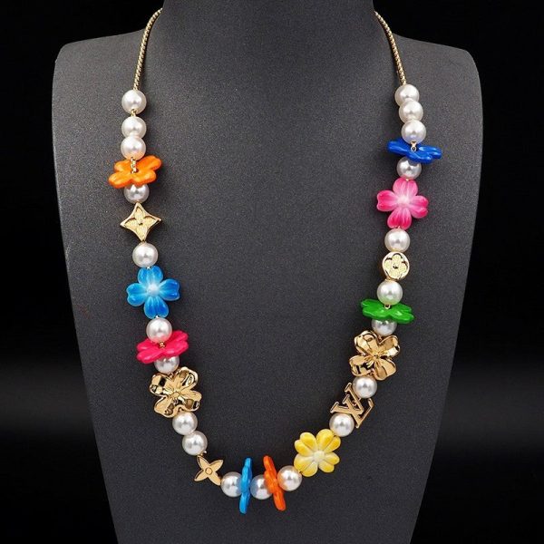 18K Louis Surfin' Flower Necklace - 图片 6