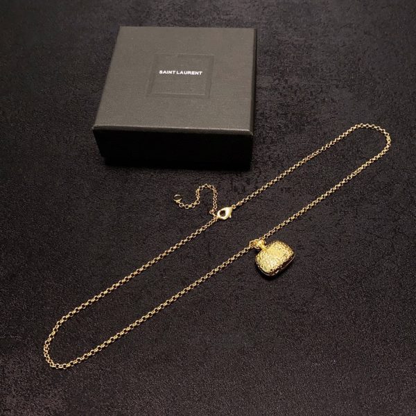 18K Saint Bag Pendant Necklace - 图片 6