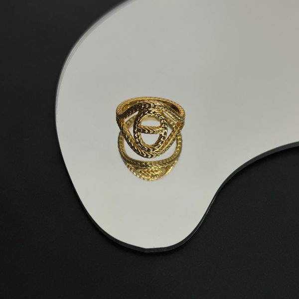 18K Chaine D'Ancre Danae Medium H Ring - 图片 6