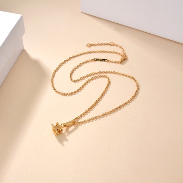 18K Triomphe Solitaire Necklace - 图片 4