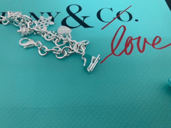 18K T Christmas Tag Bracelet - 图片 7