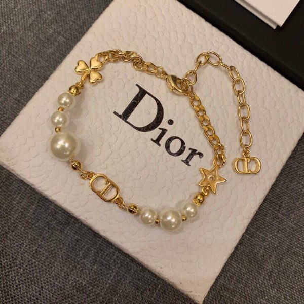 18K Petie CD Pearls Bracelet - 图片 6