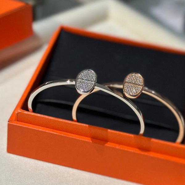 18K Chaine d'Ancre Verso H Bracelet - 图片 8