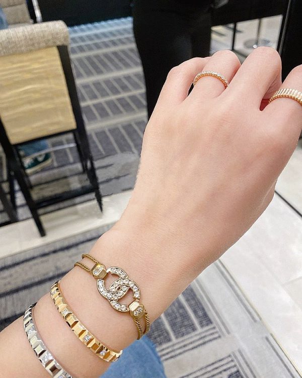 18K CC Crystals Bracelet - 图片 3