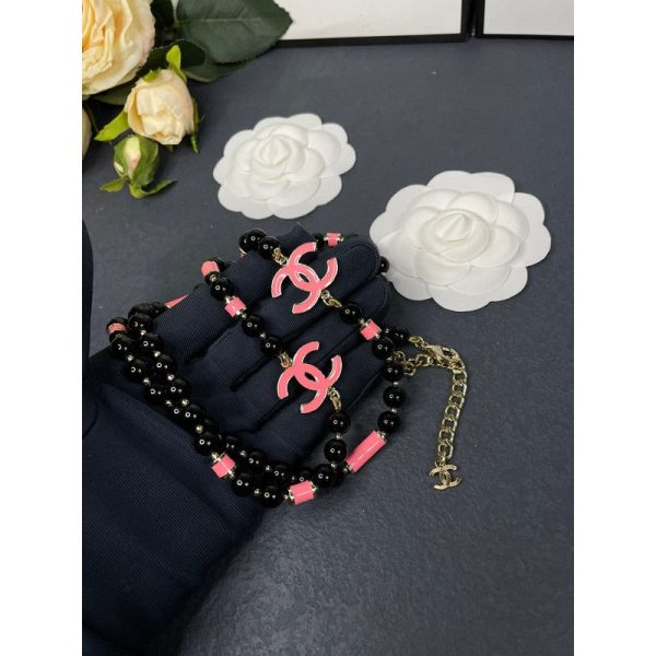 18K CC 24B Black Pearls Necklace - Image 6