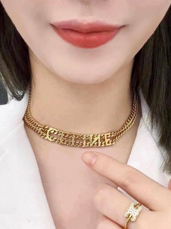 18K Triomphe Gourmette Necklace - 图片 5