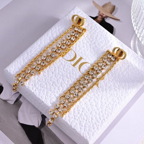 18K CD Sparkle Earrings - 图片 6