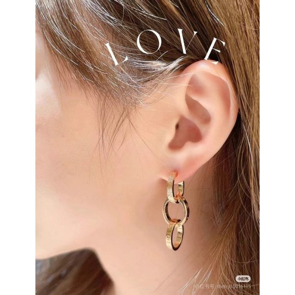18K Love Earrings - 图片 9