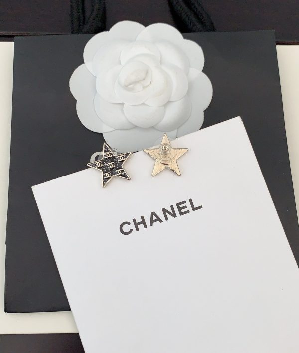 18K CC Star Earrings - 图片 7