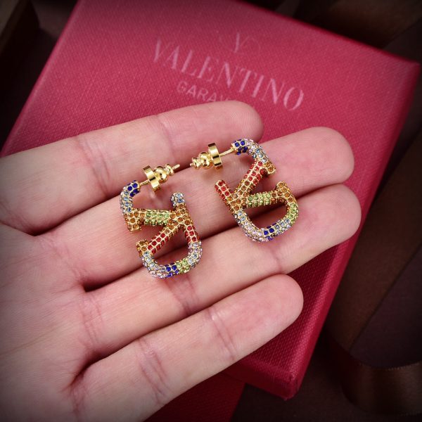 18K Garavani Vlogo Signature Earrings - 图片 7