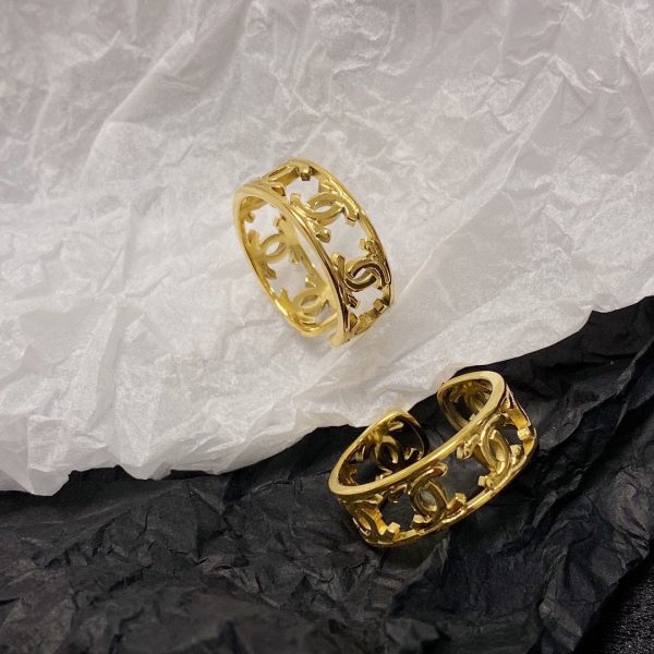 18K CC Vintage Openwork Ring - 图片 7