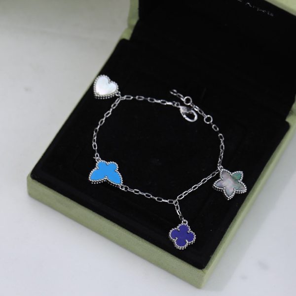18K Sweet Alhambra Four Motifs Bracelet - 图片 4