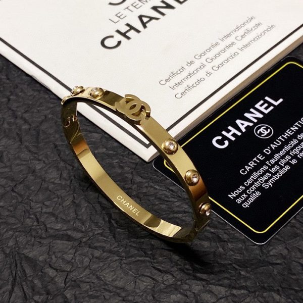 18K CC Vintage Diamond Bracelet - 图片 7