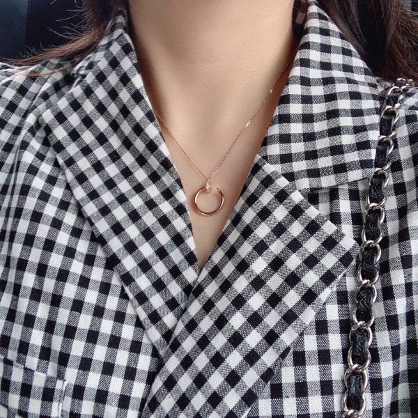 18K Juste Un Clou Diamonds Necklace - 图片 9