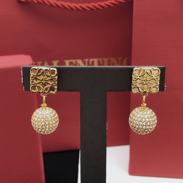 18K Anagram Diamonds Earrings - Image 9