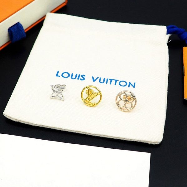 18K Louis Lace Earrings - 图片 7