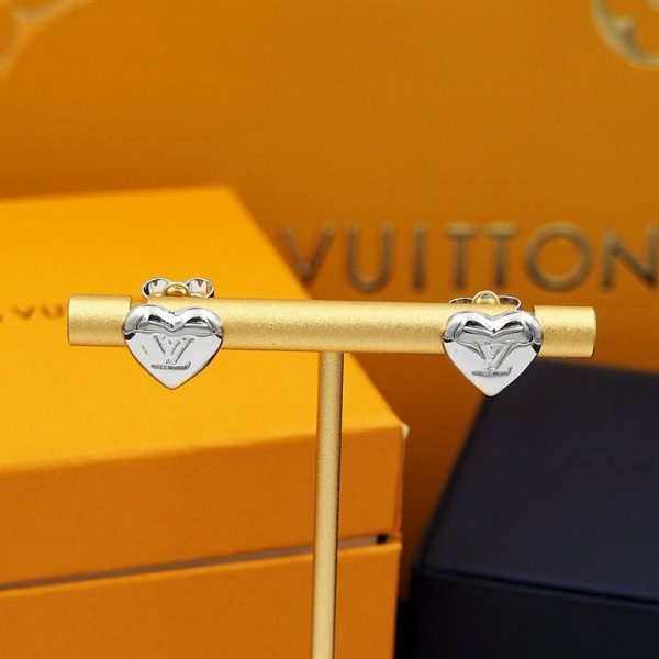 18K Louis Heart Earrings - 图片 7