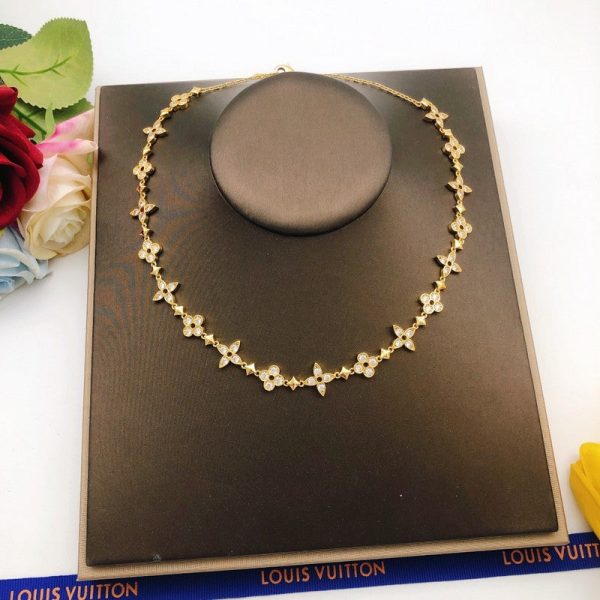 18K Louis Blooming Crystals Necklace - 图片 2