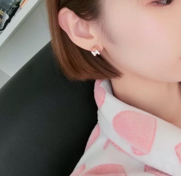 18K Cage D'H H Earrings - 图片 6