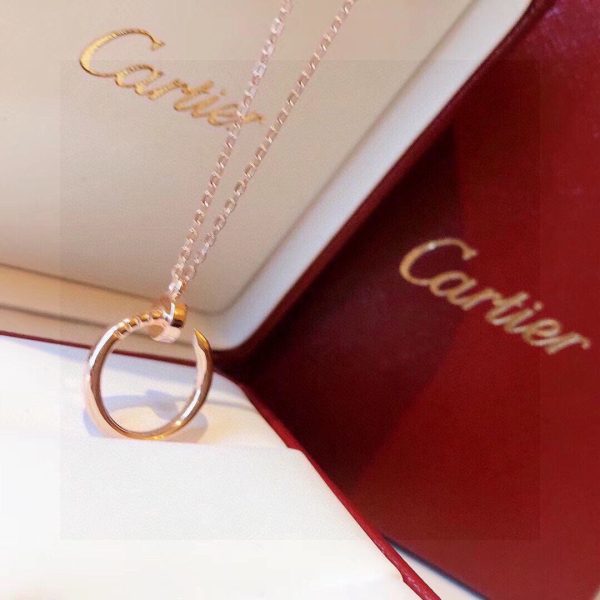 18K Juste Un Clou Pink Diamonds Necklace - 图片 5