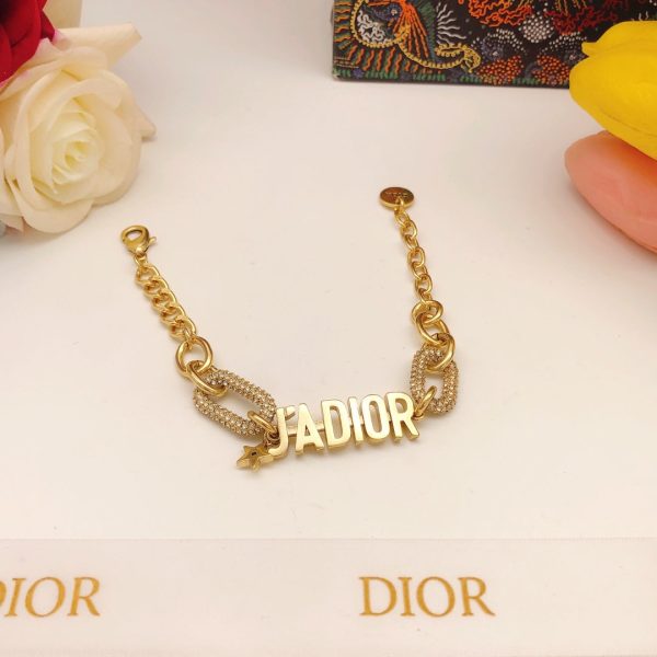 18K CD J'adior Chain Link Bracelet - 图片 7