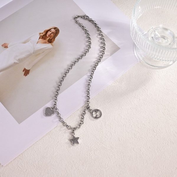 18K Double G Star Chain Necklace - 图片 5