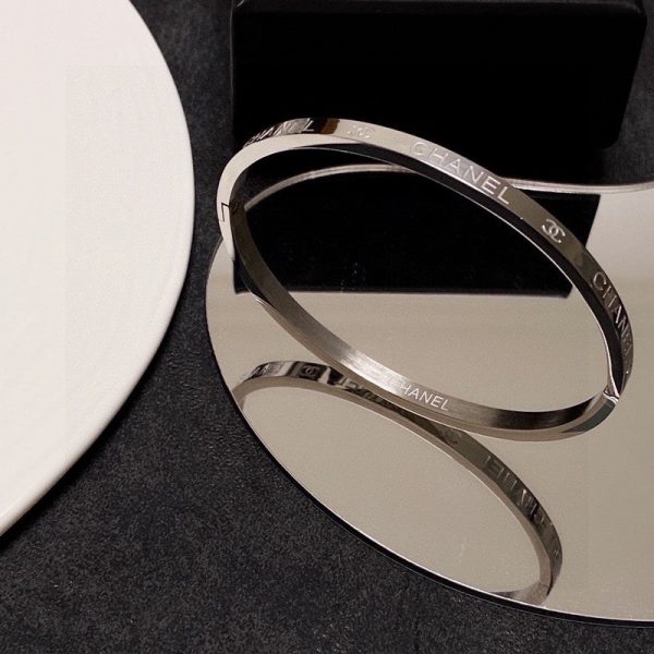 18K CC White Gold Bracelet - 图片 6