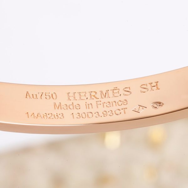 18K Collier De Chien Diamond H Bracelet - 图片 12