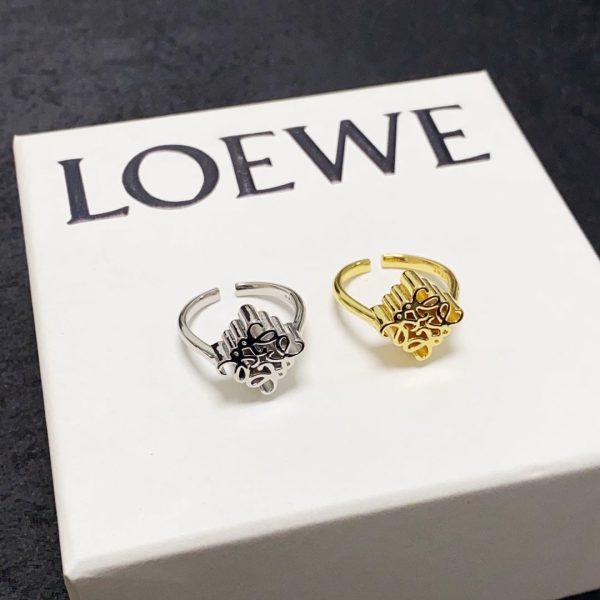 18K Anagram Single Anagram Ring - Image 10