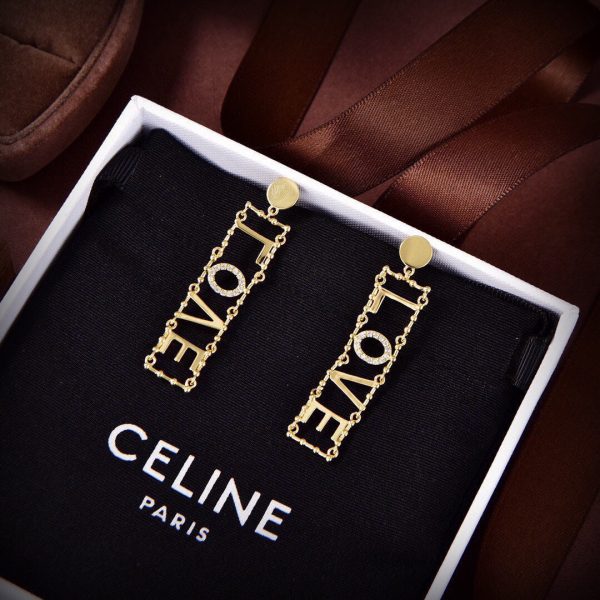 18K Triomphe LOVE Diamonds Earrings - 图片 7