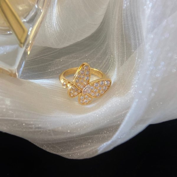 18K Two Butterfly Ring - 图片 5